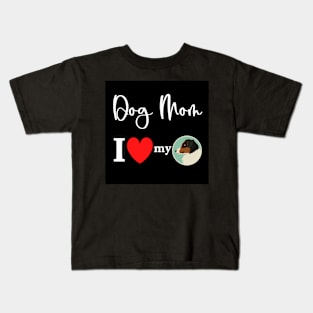 Dog Mom - I love my Australian Shepherd Kids T-Shirt